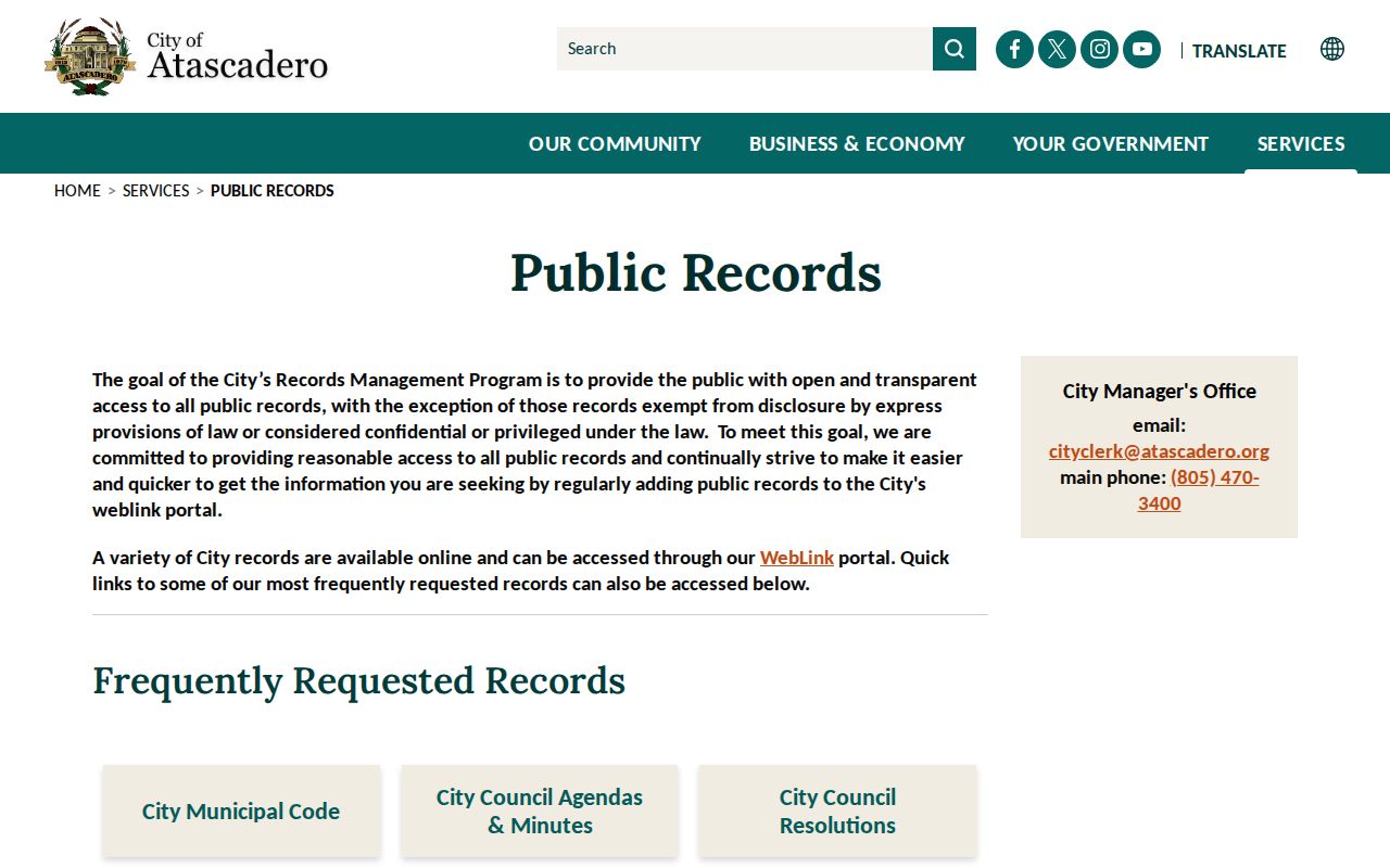 Atascadero people search public records portal